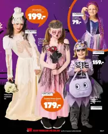 BR Leker kundeavis Side 9: Lilla paryk med fletning €79,00, Skeletkjole €199,00