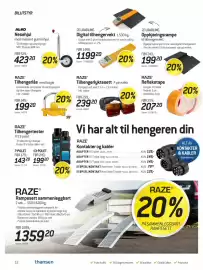 Thansen kundeavis Side 12: Raze tilhengerlyktesett 7-pin stikk €239,20, Raze tilhengerlås med bøyle €199,20