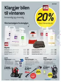 Thansen kundeavis Side 15: Slate Vakuumrengjøringsmaskin €1.499,00, Slate høytrykkspyler 105 bar €639,20