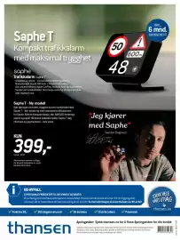 Thansen kundeavis Side 24: Saphe T Trafikkalarm €399,00