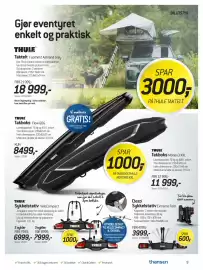 Thansen kundeavis Side 9: Thule sykkelstativ velocompact €6.999,00, Dezo €3.999,00