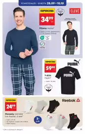 Biedronka gazetka Strona 11: T-shirt męski PUMA €59,90, Pizama męska CLEVÉ €34,99