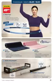 Biedronka gazetka Strona 23: Mata fitness* €49,99, Deska do pompek €49,99