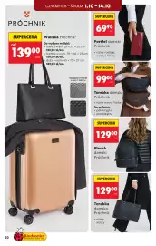 Biedronka gazetka Strona 32: Plecak damski Próchnik €129,00, Torebka damska Próchnik €99,00