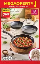 Biedronka gazetka Strona 5: MEGAOFERTY! SUPERCENA 7990 /zest. od soboty 26.09 do piątku 2.10 Zestaw 3 patelni śr.: 20 cm, 22