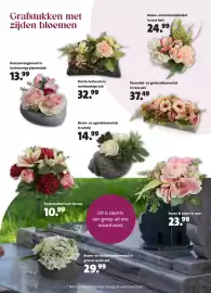 Intratuin folder Pagina 15: Ranonkel- en gerberabloemstuk in roze pot €37,49