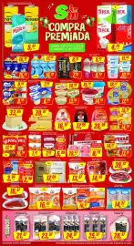 Encarte Rede Supermarket Página 3: Costela Suína Lar €25,97, Iogurte Líquido Danone Zero €16,99