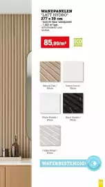 Hubo folder Pagina 11: Wandpanelen Latt Hydro €85,99
