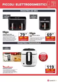 Volantino Comet Pagina 17: Higo friggitrice ad aria 8l €34,99, Moulinex Friggitrice AM3140 €119,00