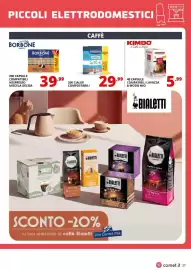 Volantino Comet Pagina 27: Cialde compostabili Borbone €29,99, Kimbo Macinato Fresco Espresso €5,99