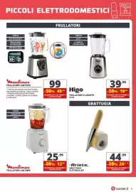 Volantino Comet Pagina 5: Moulinex frullatore €12,99, Moulinex frullatore lm871d10 €49,50