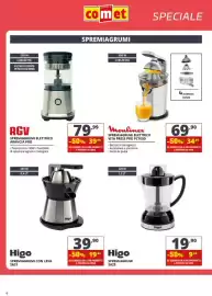 Volantino Comet Pagina 6: Moulinex Spremiagrumi Elettrico Vita Press Pro PC700D €34,95, Higo spremiagrumi con leva €19,95
