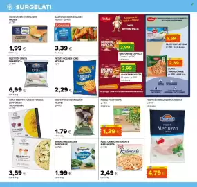 Volantino Oasi Pagina 10: Misto funghi surgelati filotei €1,79, Consilia bastoncini di merluzzo panati €3,39
