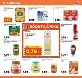 Volantino Oasi Pagina 13: Mais Valfrutta €1,29, Gran pesto alla genovese Tigullio Star €1,89