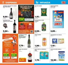 Volantino Oasi Pagina 17: Spumante doc brut millesimato metodo classico Fontanafredda €7,79, Pappa Plasmon €1,99