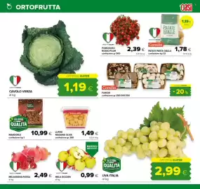 Volantino Oasi Pagina 5: Uva Italia €2,99, Pomodoro Rosso Plum €2,39