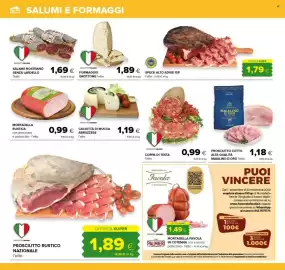 Volantino Oasi Pagina 8: Prosciutto rustico nazionale €1,89, Speck Alto Adige IGP €1,79