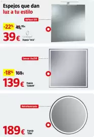 Catálogo Bauhaus Página 16: Camargue Espejo 'Unic' €39,95, Espejo 'Lisbeth' €139,00