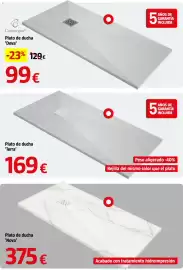 Catálogo Bauhaus Página 20: Plato de ducha 'Terra' €169,00, Plato de ducha 'Nova' €375,00
