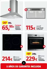 Catálogo Bauhaus Página 24: Electrolux Horno empotrado 'EOH3H00BX' €229,00, Electrolux Placa de cocción 'CIB60320CK' €214,00