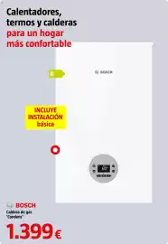 Catálogo Bauhaus Página 26: Bosch Caldera de gas 'Condens' €1.399,00