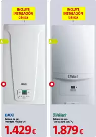 Catálogo Bauhaus Página 27: Vaillant caldera de gas 'EcoTEC pure 236/7-2' €1.879,00