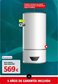 Catálogo Bauhaus Página 31: Ariston termo eléctrico 'Lydos Hybrid Wifi' €569,00