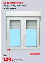 Catálogo Bauhaus Página 39: Ventana de PVC practicable oscilobatiente €149,00