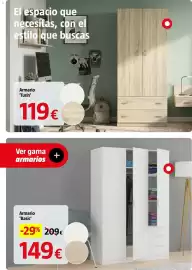 Catálogo Bauhaus Página 4: Armario 'Basic' €149,00, Armario 'Turín' €119,00
