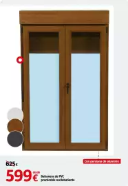 Catálogo Bauhaus Página 41: Balconera de PVC practicable oscilobatiente €599,00