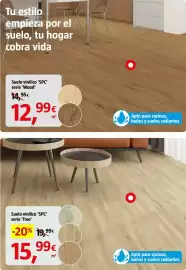 Catálogo Bauhaus Página 42: Suelo vinílico 'SPC' serie 'Tree' €15,99