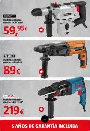 Catálogo Bauhaus Página 56: Toolson martillo combinado eléctrico 'PRO-HD26' €89,00