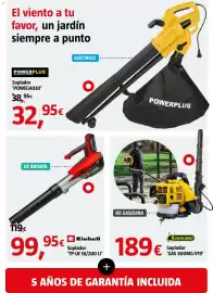 Catálogo Bauhaus Página 59: Einhell Soplador 'TP-LB 18/200 LI' €99,95, Garland Soplador 'GAS 500MG-V19' €189,00
