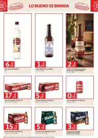 Folleto Alcampo Página 18: Mahou 0,0% Tostada €3,02, Cerveza MAHOU 5 ESTRELLAS €0,70