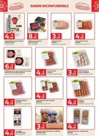 Folleto Alcampo Página 2: Chistorra COMABU €4,59, Butifarra dulce o picante COMABU €3,95