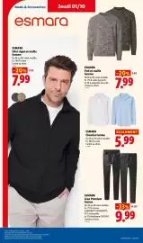 Catalogue Lidl | Du 01/10 au 07/10 Les promos de la semaine page 41: ESMARA Chemise femme €5,99