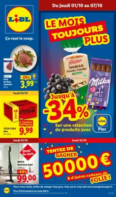 Lidl | Du 01/10 au 07/10 Les promos de la semaine (valable jusqu'au 7-10)