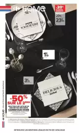 Catalogue Carrefour | DES IDÉES DÉCO POUR TOUS LES STYLES ! page 10: <>> HOME-COLLECTION CONTRASTE GRAPHIQUE • номе a -20%