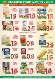 Volantino Jero Market Pagina 4: Mulino Bianco Fette Integrali €3,89, Tonno MareVivo all'olio di semi di girasole €1,59