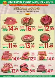 Volantino Jero Market Pagina 7: Bovino macinato magro €11,49, Bovino braciole ripiene €12,99