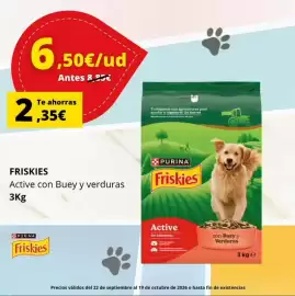 Folleto Supermercados Tu Alteza Página 2: Friskies - active con buey y verduras €6,50