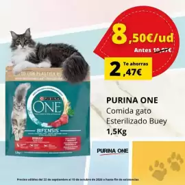 Folleto Supermercados Tu Alteza Página 6: Purina - one comida gato esterilizado buey €8,50
