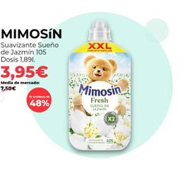 Catálogo PrimaPrix semana 39 Página 6: Mimosín Suavizante Sueño de Jazmín €3,95