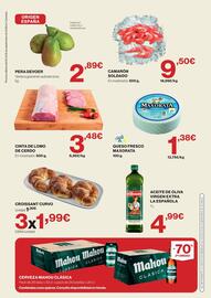 Catálogo Supercor Página 2: Origen - pera devoer €2,89, Maxorata - queso fresco €1,38