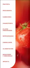 Folleto Supermercados Deza Página 2: FRUTERÍA PESCADERÍA CARNICERÍA CHARCUTERÍA PLATOS PREPARADOS REFRIGERADOS CONGELADOS