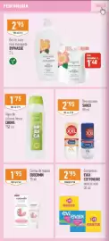 Folleto Supermercados Deza Página 34: Eudermín crema de manos €1,95, Evax compresas cottonlike normal alas €2,95