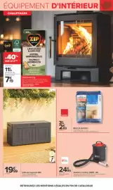 Catalogue Carrefour | JARDIN ET BRICOLAGE page 12: Coffre de rangement 280L €19,99, WARMTECH Aspirateur à cendres €24,99