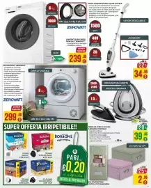 Volantino La Prealpina Pagina 11: Scopa a vapore Steamy Joytech €34,95, Caffè Mr. Borbone €2,99