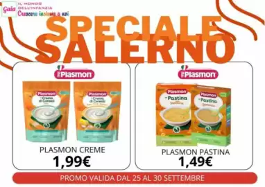 Volantino Sanitaria Gaia settimana 39 Pagina 6: Plasmon Crema di Cereali €1,99, Plasmon Pastina €1,49