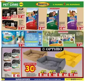 Volantino Maury's Pagina 10: Miglior cane crocchette active manzo €4,69, Miglior cane Special Menu' €4,69